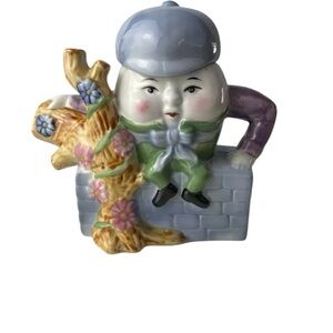 FEITX Humpty Dumpty Vintage Ceramic Decorative Collectible With Lid